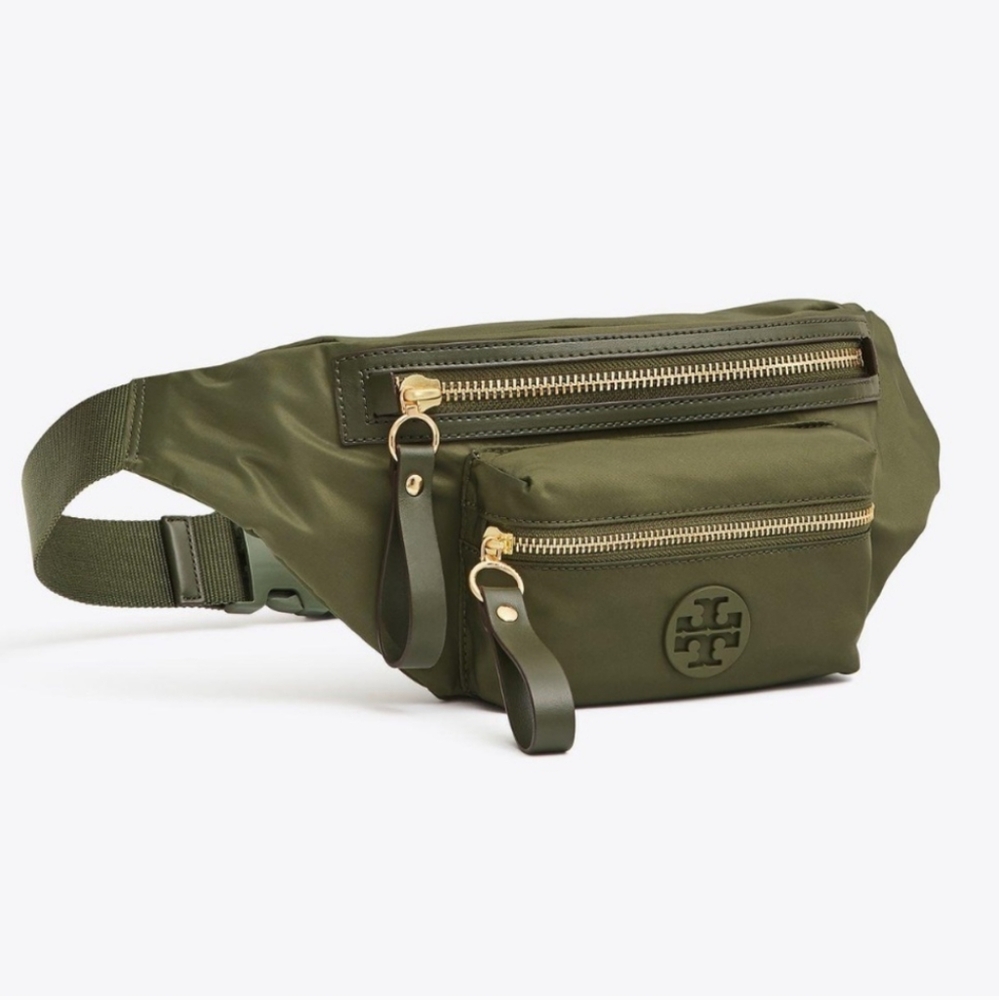 Tory Burch Army Green Crossbody Bag